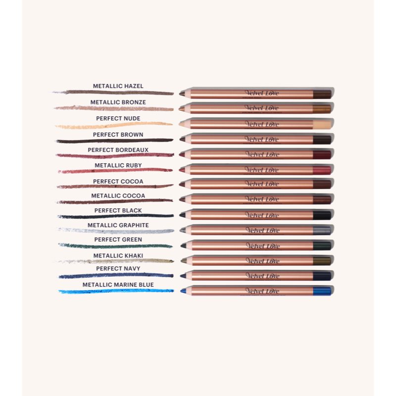 ZOEVA Velvet Love Eyeliner Pencil olovka za oči nijansa Metallic Ruby 1,2 g