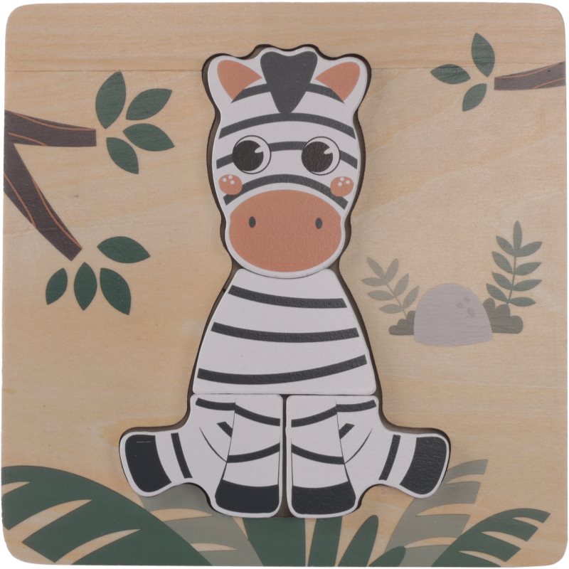 Zopa Wooden Puzzle Small пазл з деревини Zebra 1 кс