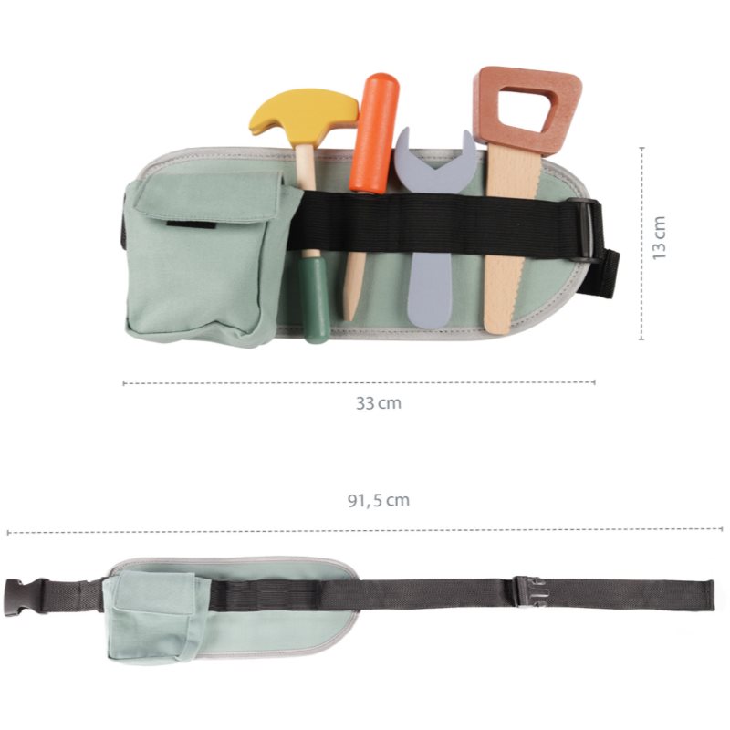 Zopa Wooden Tools With a Belt hračka ze dřeva 1 ks (obrázek 3)