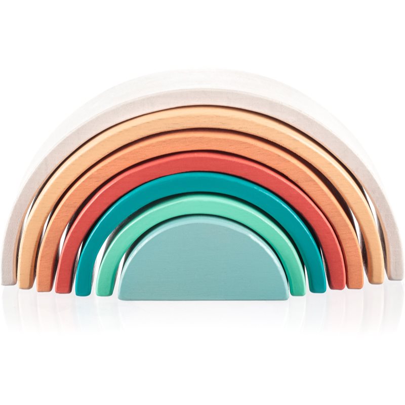 E-shop Zopa Wooden Rainbow skládací duha ze dřeva Sunset 1 ks