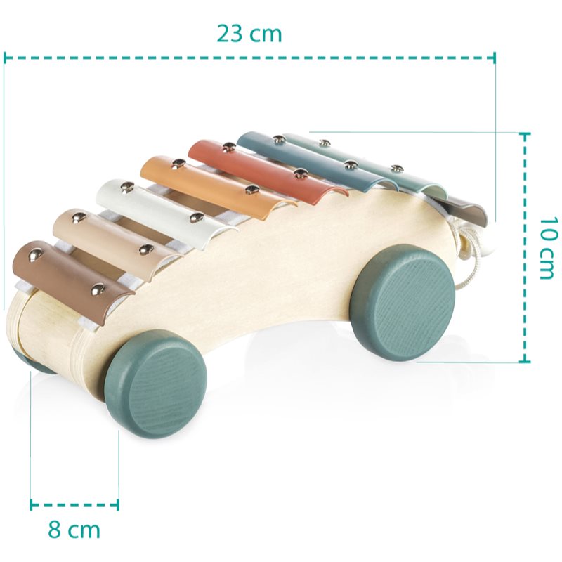 Zopa Wooden Pull Xylophone Squeaky Xylophone Wooden 1 Pc