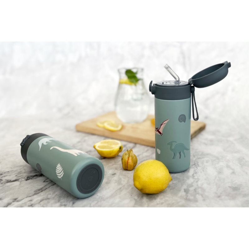 Zopa Thermo Bottle with Silicone Holder and Drinking Spout termoska s brčkem Dino 350 ml (obrázek 4)