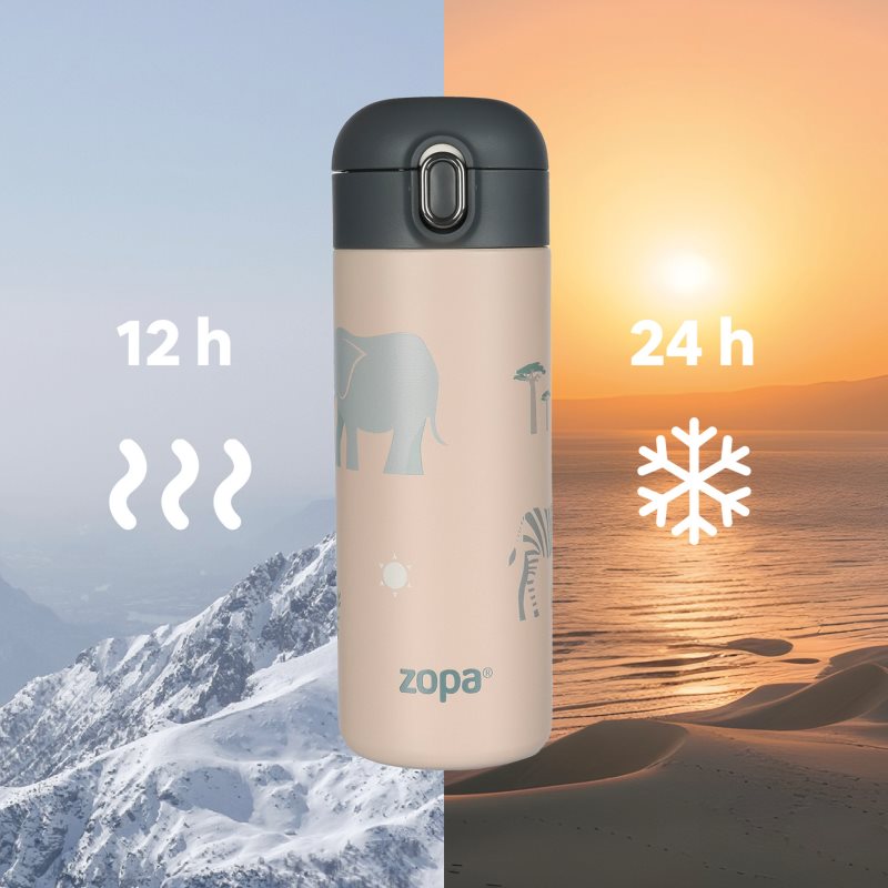 Zopa Thermo Bottle with Drinking Spout termoska s brčkem Dino 400 ml (obrázek 8)
