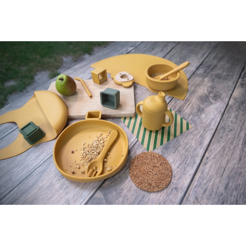 Zopa Silicone Set набір посуду для дітей Mustard Yellow 1 кс