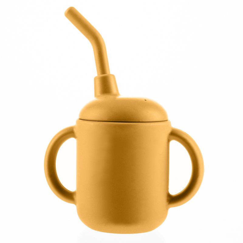 E-shop Zopa Silicone Mug hrnek 2 v 1 Mustard Yellow 1 ks