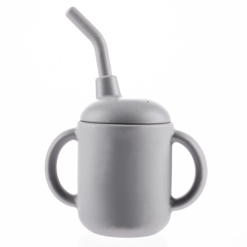 Zopa Silicone Mug hrnek 2 v 1 Dove Grey 1 ks