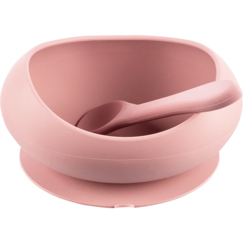 Zopa Silicone Tableware Set набір посуду Old Pink 1 кс