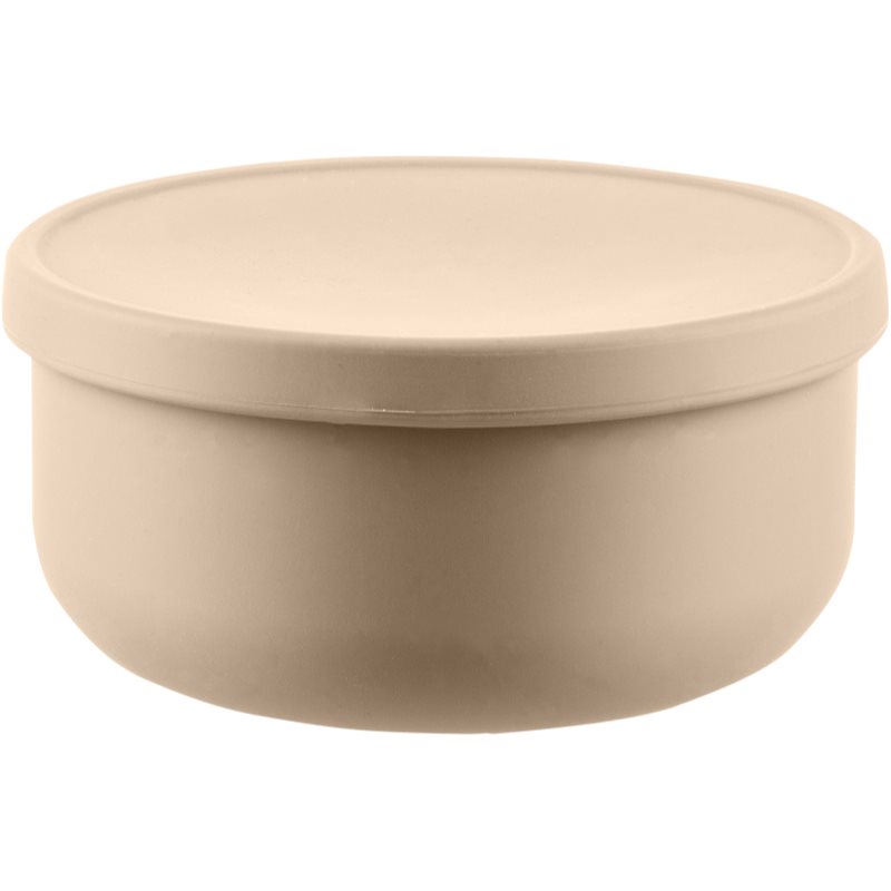 Zopa Silicone Bowl With Lid силіконова миска з кришкою Sand Beige 1 кс