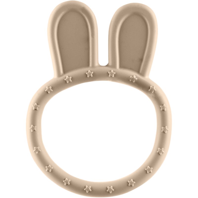 Zopa Silicone Teether Rabbit hryzadielko Sand Beige 1 ks