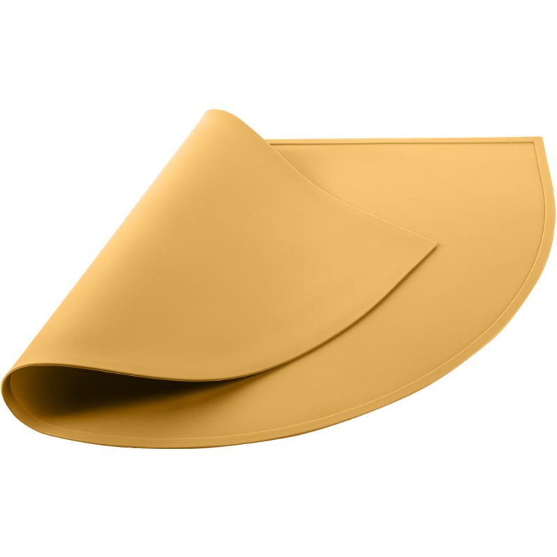 Zopa Silicone Eating Mat Sets De Table En Silicone Mustard Yellow 1 Pcs