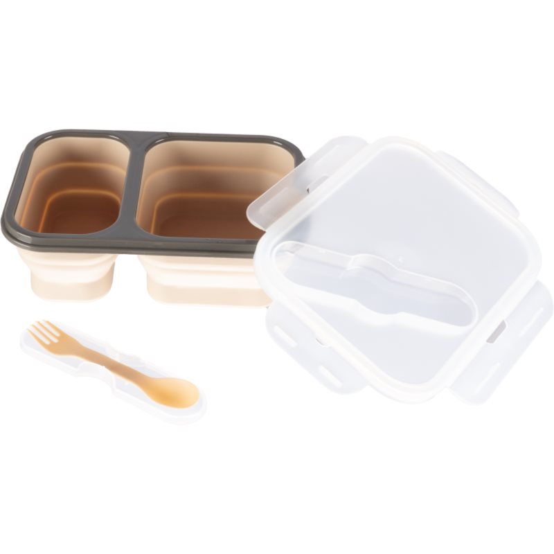 Zopa Silicone Lunch Box Large набір посуду Sand Beige 21x15 cm 1 кс