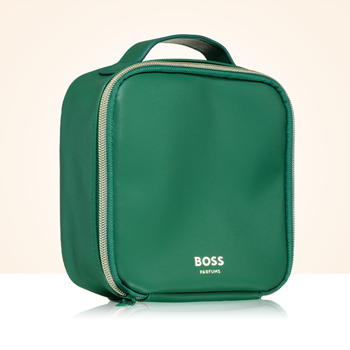 Hugo Boss: nyhet och kosmetikaväska som present