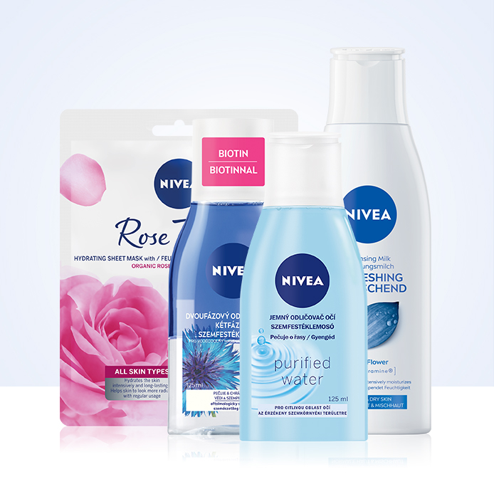 Selección de regalos de la marca Nivea