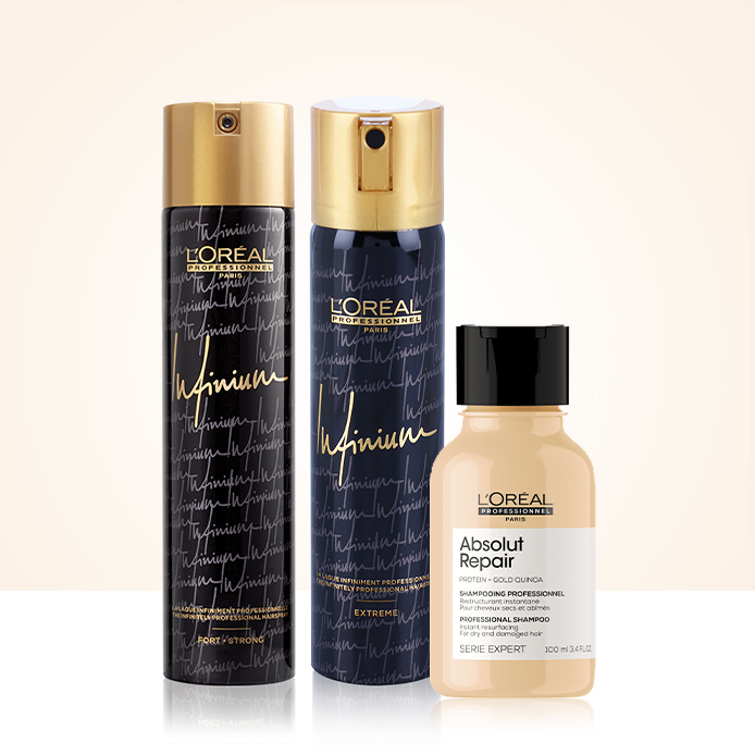 Șampon și fixativ L'Oréal Professionnel cadou