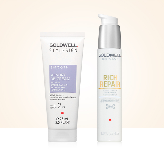 Free Gift from Goldwell: Hair Styling Cream or Serum