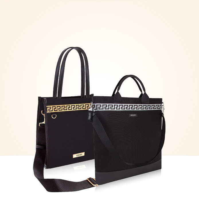 En elegant taske fra Versace som gave ved køb