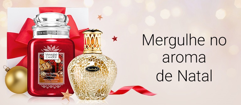 VELAS E PERFUMES PARA CASA DE NATAL