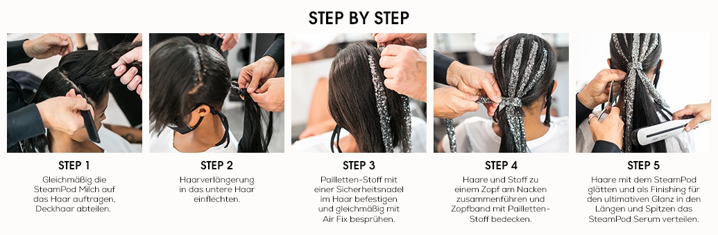 Loreal Pro fall styles Glitter Ponytail 3 how to