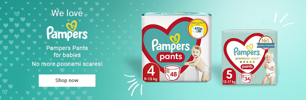Pampers - Bébé Dry Pants - Couches Taille 4 (9-15 kg) - 40 pcs