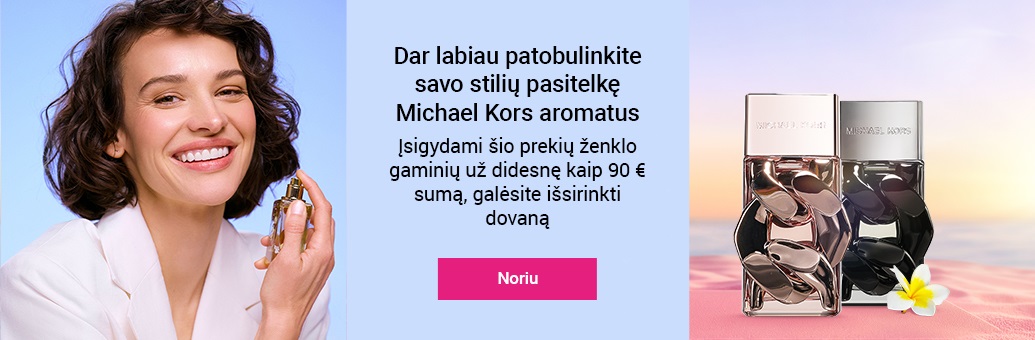 Michael Kors kvepalai ir priemonės po skutimosi | notino.lt