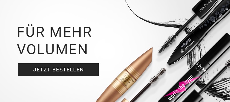 Mascara für Volumen