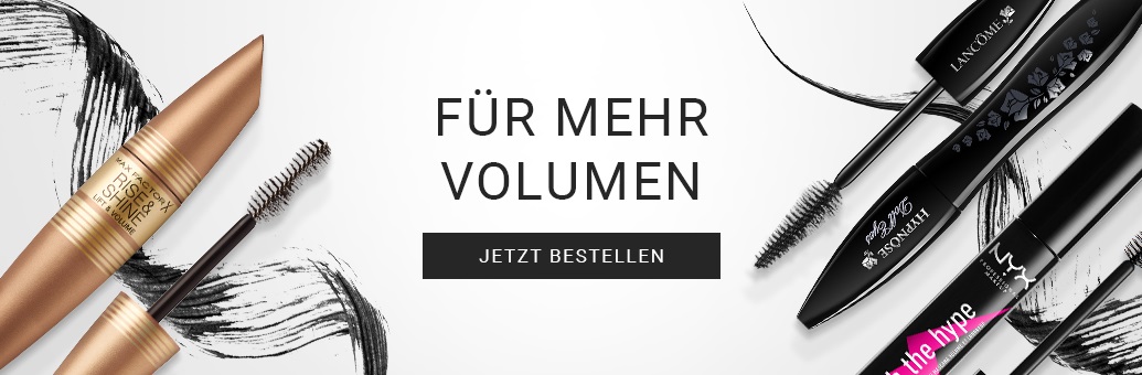 Mascara für Volumen