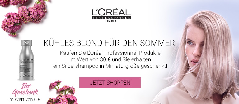 W25 Loreal Pro Silver Shampoo GWP 30€