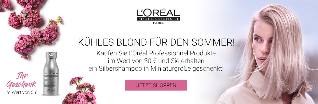 W25 Loreal Pro Silver Shampoo GWP 30€