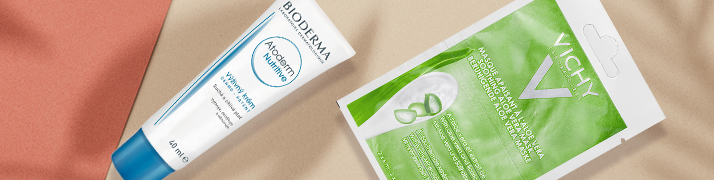 Bioderma Atoderm Nutritive Vichy Mineral Masks