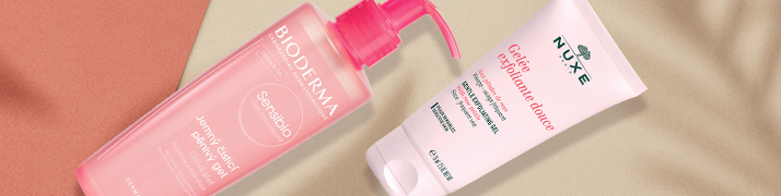 Bioderma Sensibio Nuxe Cleansers and Make-up Removers