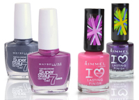 laky rimmel maybelline