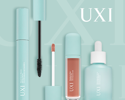 <center>New makeup rules:  <br>Discover UXI BEAUTY</center>