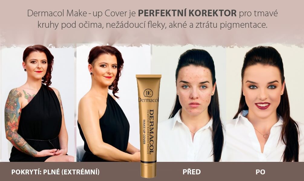 Dermacol Make-up Cover, krycí make-up SPF 30 | notino.cz