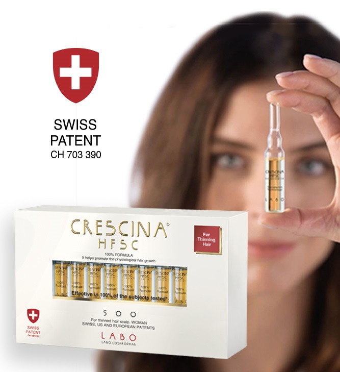 Crescina - Das Dünnerwerden der Haare bei Frauen stoppen