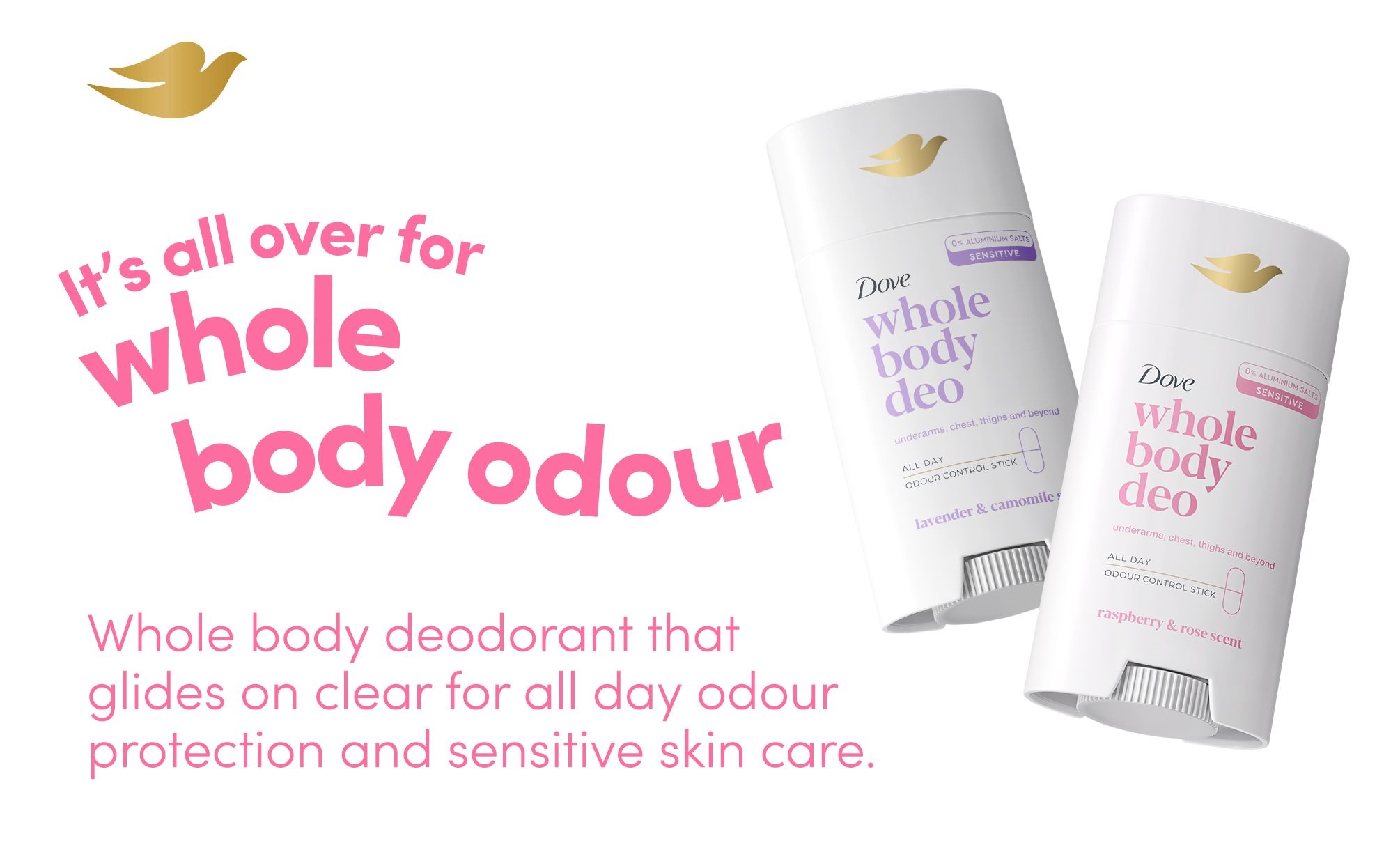 Dove Whole Body Deodorant Dove Whole Body Deo: 72-Hour Odour Protection Skincare Dove