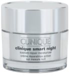 Clinique Smart Night™  Custom-Repair Moisturizer hydratačný nočný krém proti vráskam pre suchú a zmiešanú pleť