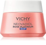 Vichy Neovadiol Rose Platinium rozświetlający i regenerujący krem na noc do skóry dojrzałej