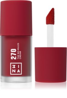 3INA The No-Rules Cream daudzfunkcionāls grims acīm, lūpām un sejai (tonis) 270 - Deep, wine red 8 ml
