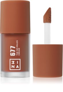 3INA The No-Rules Cream wielofunkcyjny kosmetyk do makijażu oczu, ust i twarzy odcień 677 - Medium, neutral brown 8 ml