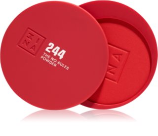 3INA The No-Rules Powder multifunkcionális smink a szemre, az ajkakra és az arcra árnyalat 244 - Classic red, shimmer 8 g