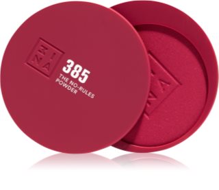 3INA The No-Rules Powder multifunkcionális smink a szemre, az ajkakra és az arcra árnyalat 385 - Raspberry pink, shimmer 8 g
