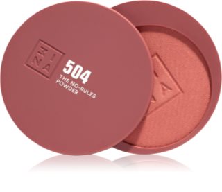3INA The No-Rules Powder multifunktionales Make-up für Augen, Lippen und Gesicht Farbton 504 - Classic nude, shimmer 8 g