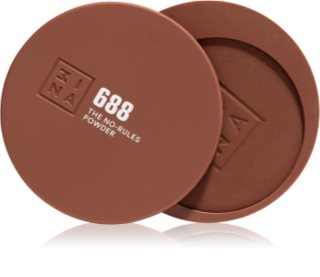 3INA The No-Rules Powder maquillage multi-usage pour les yeux, les lèvres, et le visage teinte 688 - Deep cocoa, matte bronzer 8 g