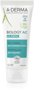 A-Derma Biology AC soin matifiant anti-imperfections de la peau 40 ml