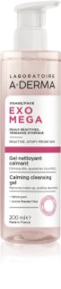 A-Derma Exomega Calming Cleansing Gel čisticí a odličovací gel se zklidňujícím účinkem 200 ml
