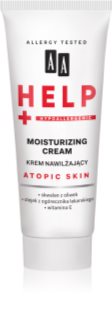 AA Cosmetics Help Atopic Skin hydratační krém pro suchou až atopickou pleť bez parfemace 50 ml