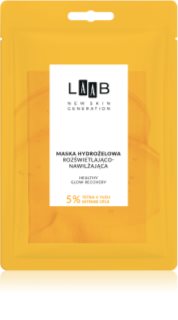 AA Cosmetics LAAB Tetra-C Yuzu Hydrogel-Maske für hydratisierte und strahlende Haut 1 St.
