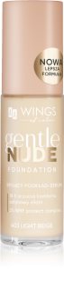 AA Wings of Color Gentle Nude Foundation Vloeibare Foundation met Hydraterende Werking Tint 403 Light Beige 30 ml