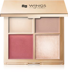 AA Wings of Color Star Secrets Gold Contour Palette paleta para contorno de rosto 5 g