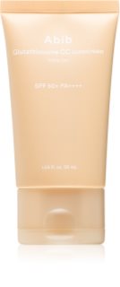 Abib Glutathiosome CC Sunscreen Toning Tube Toonitud nägu kaitsev vedelik kirgastava efektiga SPF 50+ 50 ml